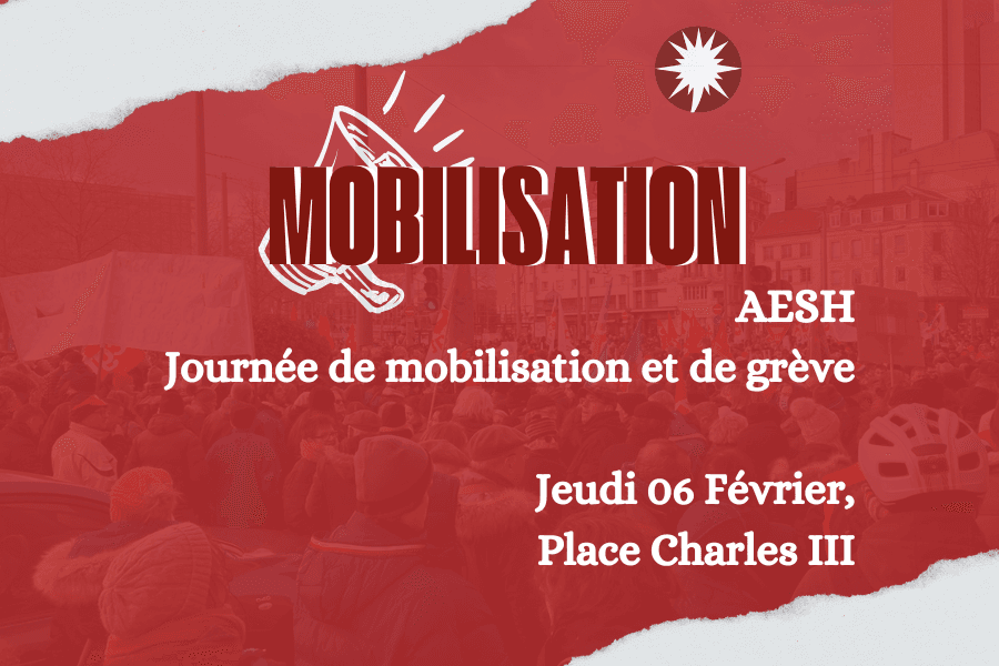 AESH : Journée de mobilisation et de grève pour les 20 ans de la loi “handicap”